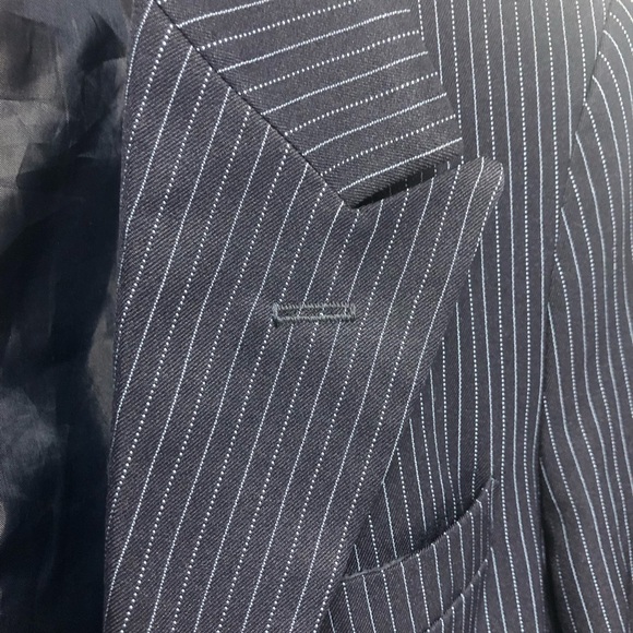 LAST CHANCE! YOUNG KINGS By Steve Harvey Pinstripe Suit Jacket/Coat - Picture 10 of 16